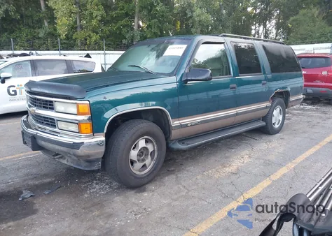 1996 Chevrolet Suburban K1500 из США, поврежденный, VIN 1GNFK16RXTJ350029